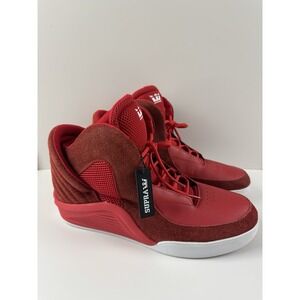 Supra Spectre Chimera Lil Wayne Red High Top Sneakers SP51007 Size 14 Shoes